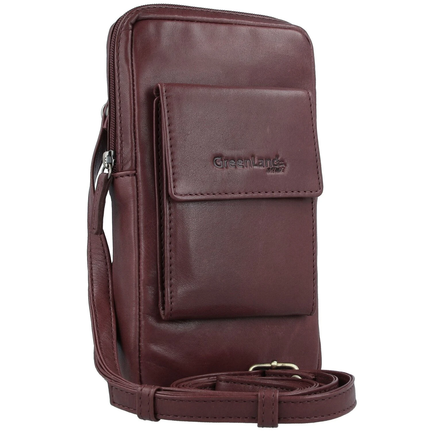 Nature Soft Handytasche Leder 11 Cm 2 Nature Soft Handytasche Leder 11 Cm – Bild 2