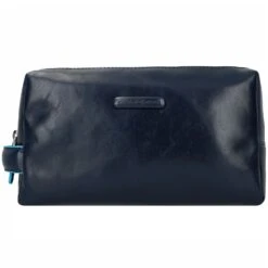 Piquadro Blue Square Kulturbeutel Leder 25 Cm