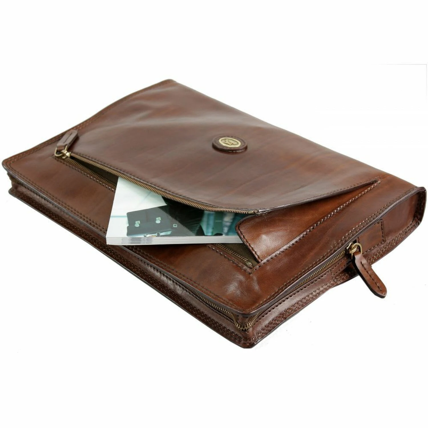 The Bridge Story Uomo Collegemappe II Leder 38 Cm 2 The Bridge Story Uomo Collegemappe II Leder 38 Cm – Bild 2