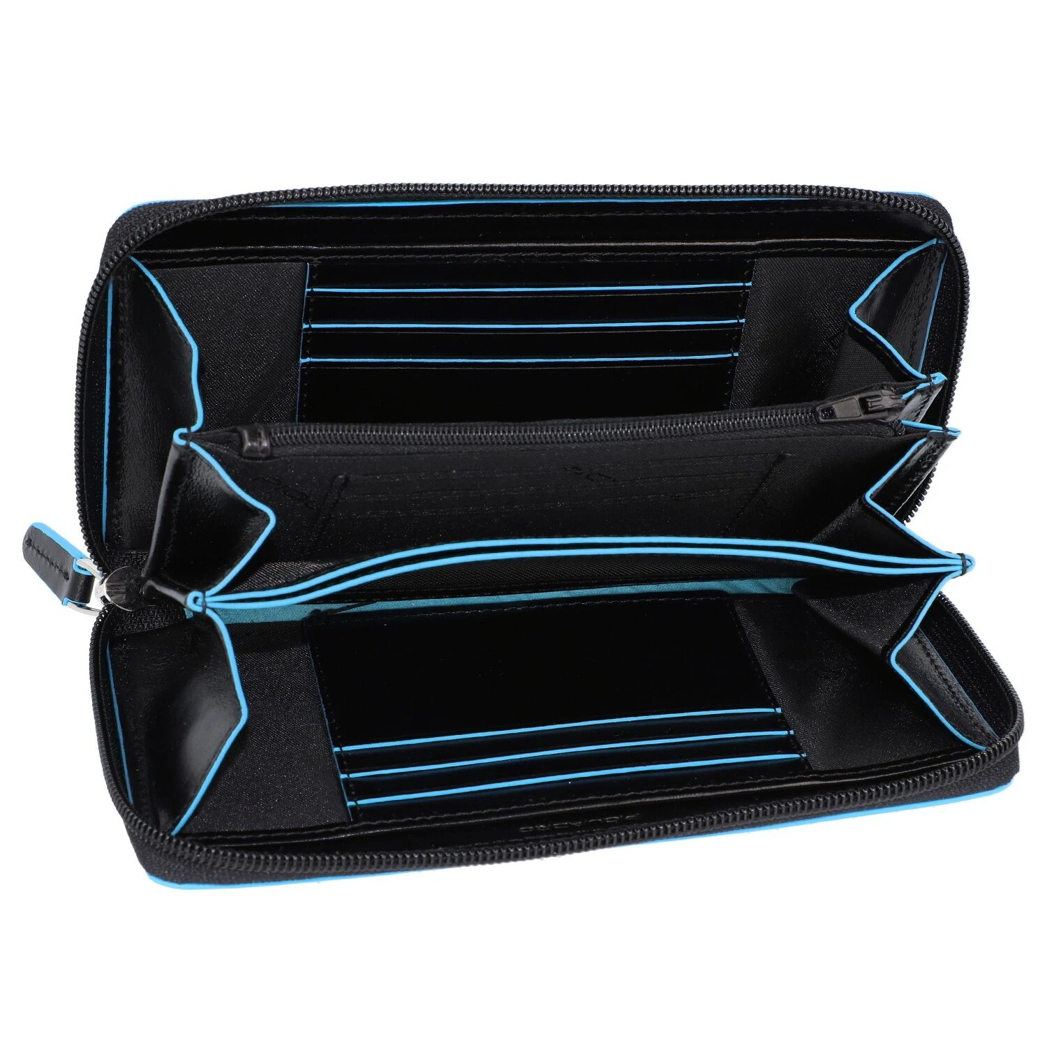Piquadro Blue Square Geldbörse Leder 18 Cm 5 Piquadro Blue Square Geldbörse Leder 18 Cm – Bild 5