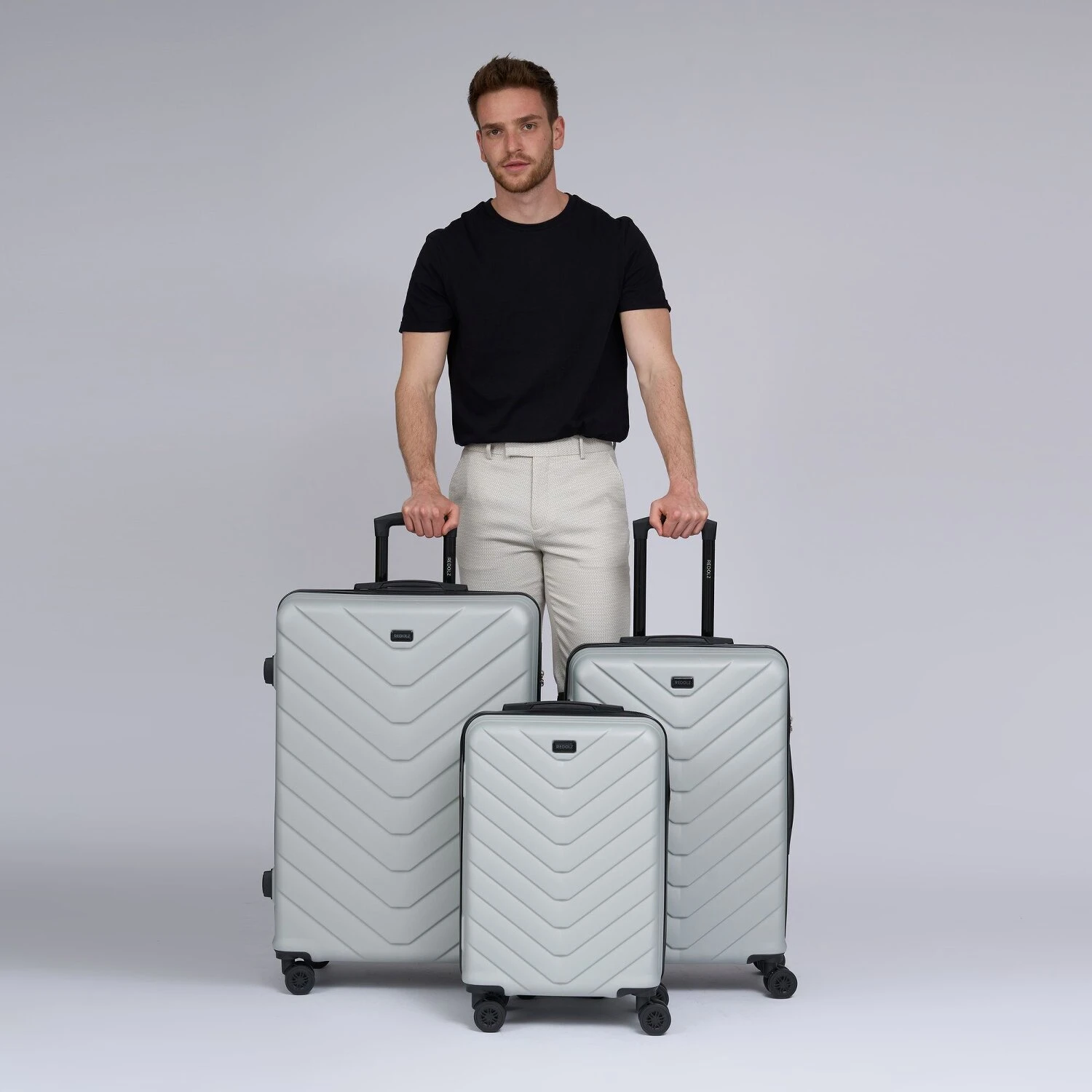 Essentials 07 3-SET 4 Rollen Kofferset 3-teilig 2 Essentials 07 3-SET 4 Rollen Kofferset 3-teilig – Bild 2