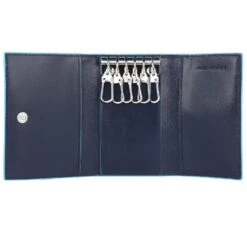 Piquadro Blue Square Schlüsseletui Leder 6,5 Cm -Günstiges Taschengeschäft 39e504953ed379903f1abefb8107a792 4