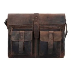 Classic Messenger Tasche Leder 41 Cm