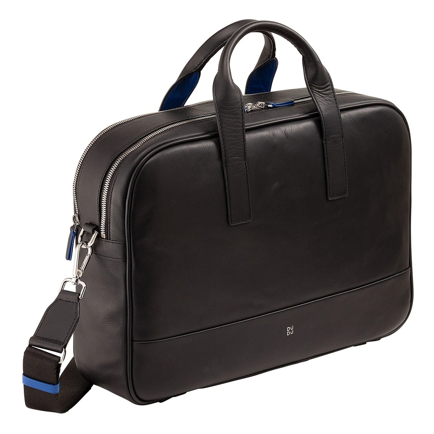 DuDu Boston Aktentasche Leder 42 Cm Laptopfach 2 DuDu Boston Aktentasche Leder 42 Cm Laptopfach – Bild 2