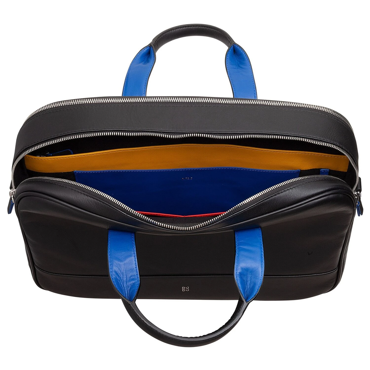 DuDu Boston Aktentasche Leder 42 Cm Laptopfach 4 DuDu Boston Aktentasche Leder 42 Cm Laptopfach – Bild 4