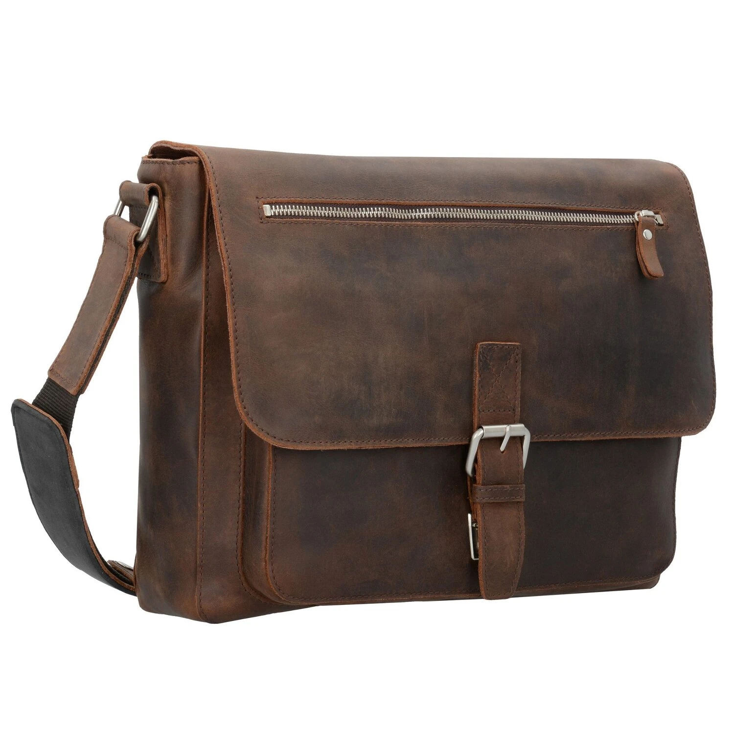 Leonhard Heyden Salisbury Umhängetasche Leder 34 Cm Laptopfach 2 Leonhard Heyden Salisbury Umhängetasche Leder 34 Cm Laptopfach – Bild 2