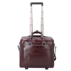 Piquadro Blue Square 2-Rollen Businesstrolley Leder 36 Cm Laptopfach