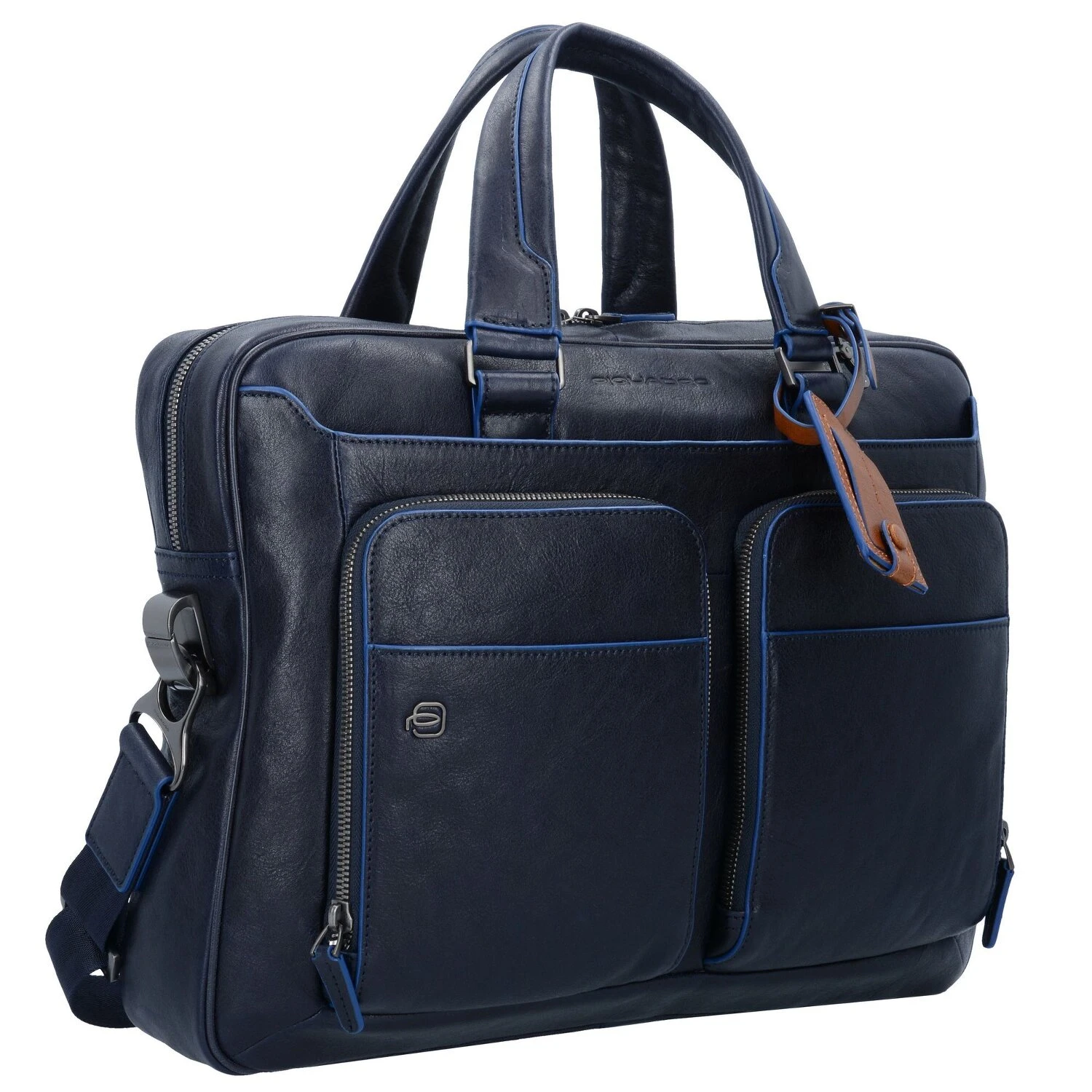 Piquadro Blue Square Special Aktentasche Leder 39 Cm Laptopfach 2 Piquadro Blue Square Special Aktentasche Leder 39 Cm Laptopfach – Bild 2
