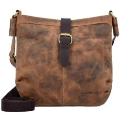 Vintage Umhängetasche Leder 27 Cm