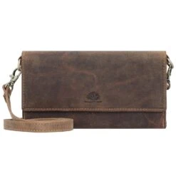 Vintage Clutch Geldbörse RFID Schutz Leder 20 Cm