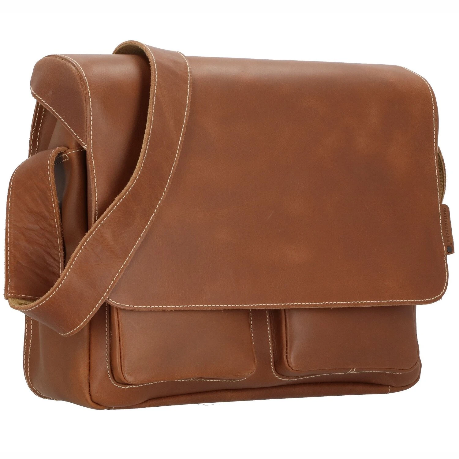 Hunter Nick Messenger Leder 37 Cm Laptopfach 2 Hunter Nick Messenger Leder 37 Cm Laptopfach – Bild 2