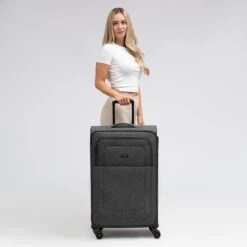 Essentials 12 LARGE 4 Rollen Trolley 79 Cm -Günstiges Taschengeschäft a2dc701164d836120953cbf51c03c6c9 2