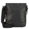 Pure Black Umhängetasche Leder 17 Cm