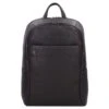 Piquadro Black Square Rucksäcke Leder 44 Cm Laptopfach