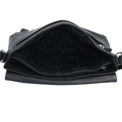 Black Nappa Messenger Leder 38 Cm -Günstiges Taschengeschäft fa3fc523cade8726d96143cbf41b5f94 4